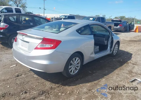 2012 Honda Civic Ex из США, поврежденный, VIN 2HGFG3B83CH508278